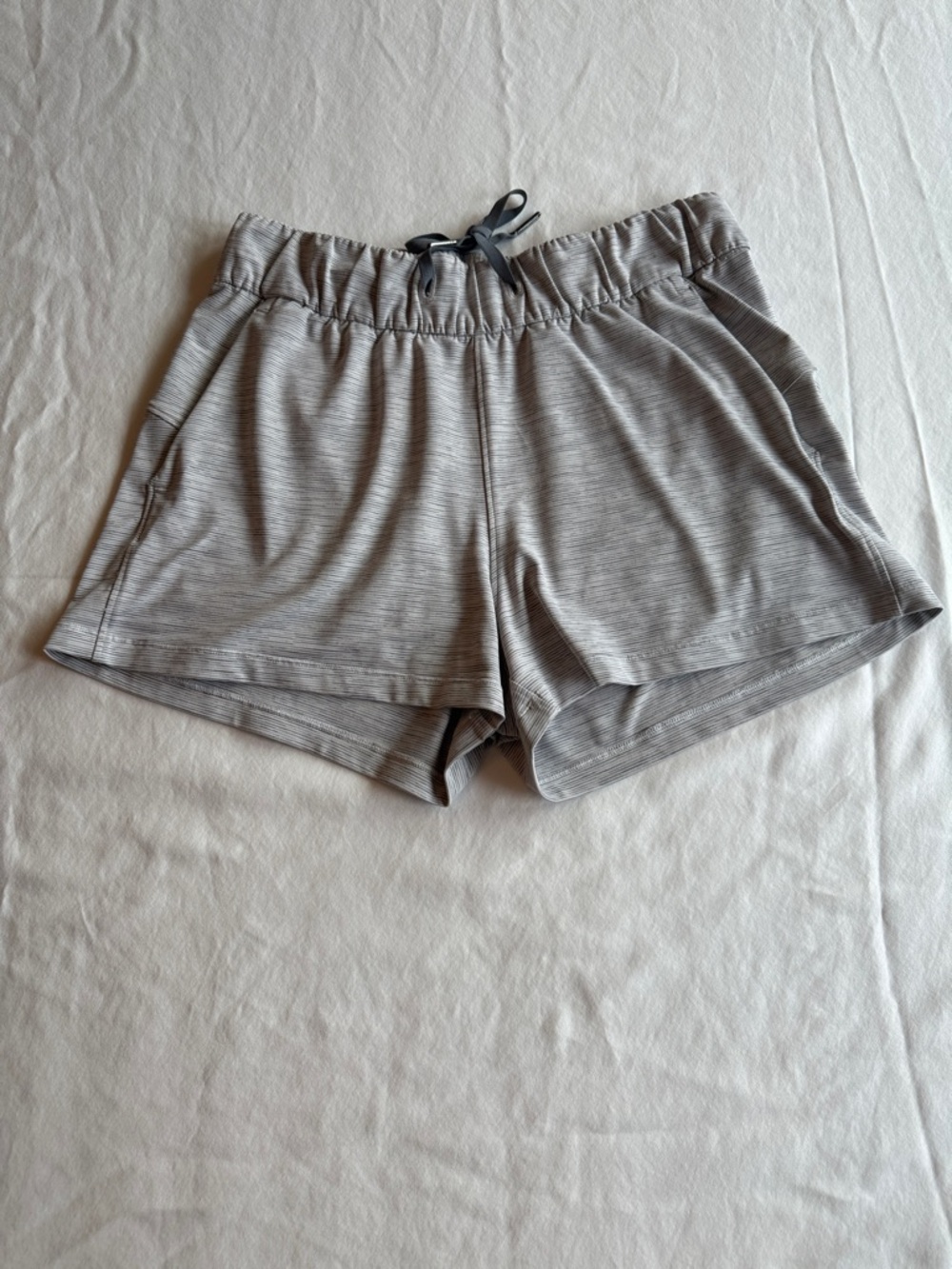 lululemon athletica Gray Heather Run Shorts